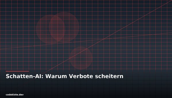 Schatten-AI im Unternehmen: Warum Verbote scheitern und wie man steuert