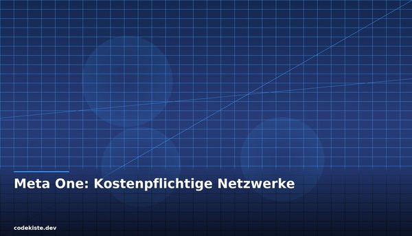 Meta One: Der Einstieg in das Zeitalter kostenpflichtiger sozialer Netzwerke