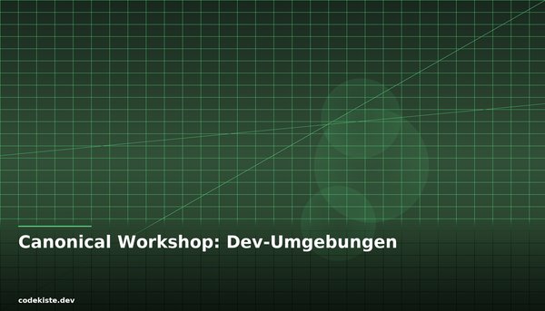 Canonical stellt Workshop vor: Ein-Befehl-Dev-Umgebungen für KI und mehr